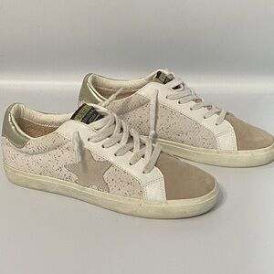 Vintage Havana Women's Sneakers in Cream and Gold